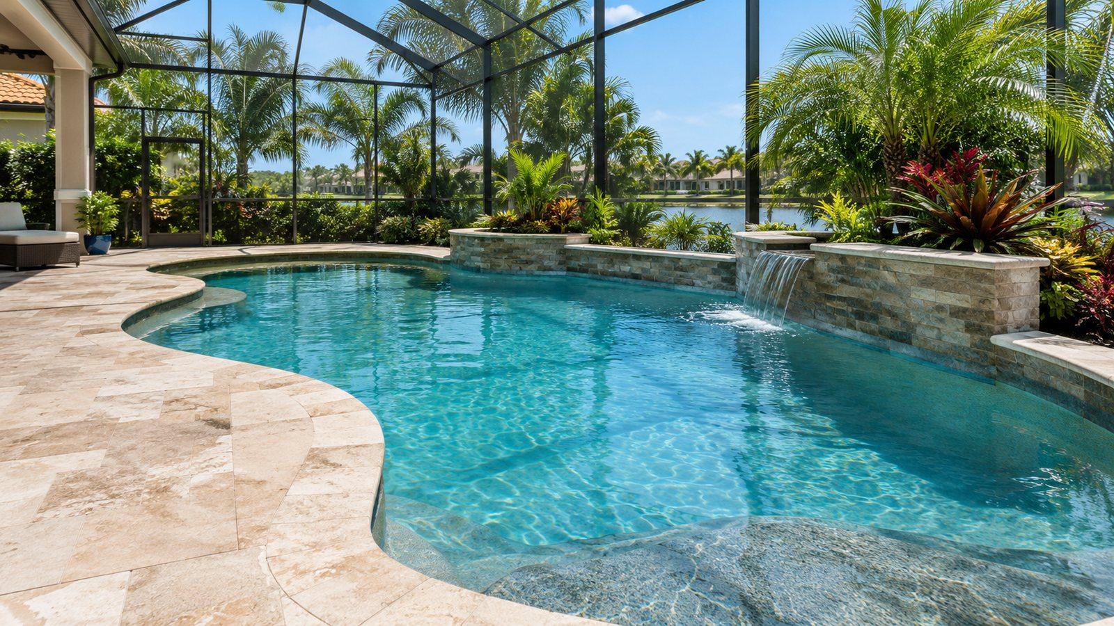 Pebble Pool Resurfacing in Cape Coral, FL